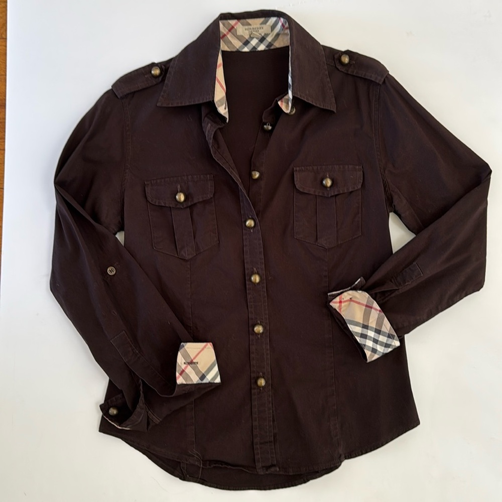 Burberry cotton women shirt size S